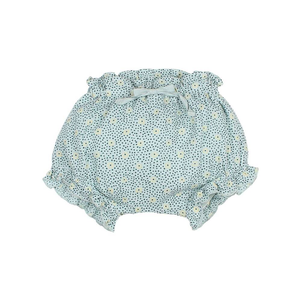 NEW BÚHO kid's flower dots bloomers short in almond